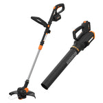 Load image into Gallery viewer, 20V 12‘’ Cordless String Trimmer & 360 CFM Leaf Blower Combo, 2 × 4.0 Ah Batteries & Charger Included, WG930.3