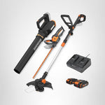 Load image into Gallery viewer, 20V 12'' Cordless String Trimmer, 360 CFM Leaf Blower &amp; 22'' Hedge Trimmer Combo, 2 Batteries &amp; Charger Included, WG931