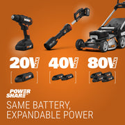 20V 12‘’ Cordless String Trimmer & 360 CFM Leaf Blower Combo, 2 × 4.0 Ah Batteries & Charger Included, WG930.3
