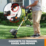 Load image into Gallery viewer, 20V 12‘’ Cordless String Trimmer &amp; 360 CFM Leaf Blower Combo, 2 × 4.0 Ah Batteries &amp; Charger Included, WG930.3