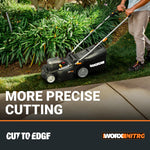 Load image into Gallery viewer, Nitro 16" Cordless Lawn Mower, 2 in 1 Electric Mower with with Brushless Motor, Lightweight Push Lawn Mower for 1/4 Acre, 2 Batteries &amp; Charger Included, WG737